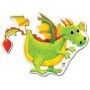 Primul meu mare puzzle de podea Dragon 12 piese 60.96x45.72 cm asamblat